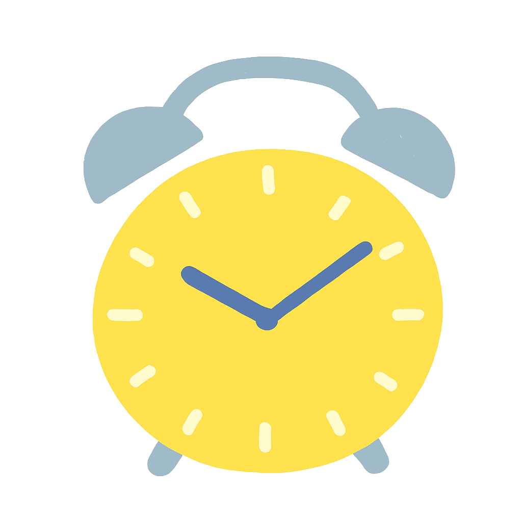 clock to show a routine